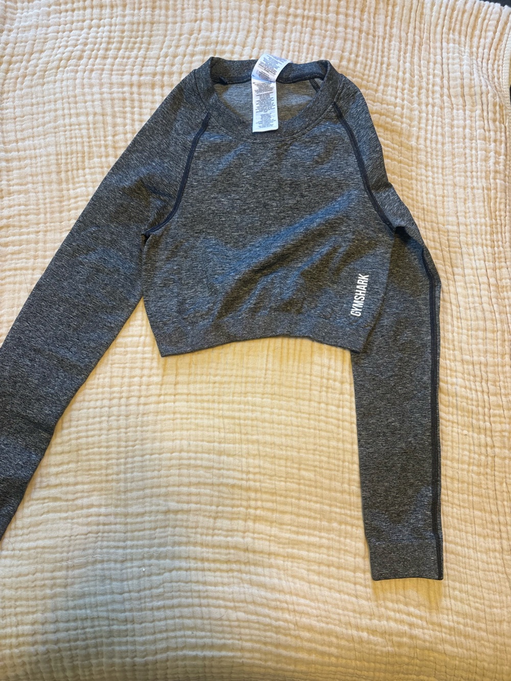 Gymshark Women’s Charcoal Gray Long Sleeve